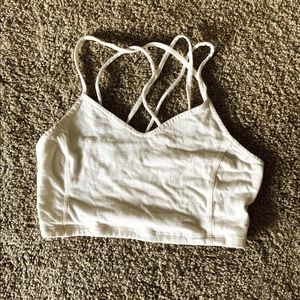 Cropped strappy tank